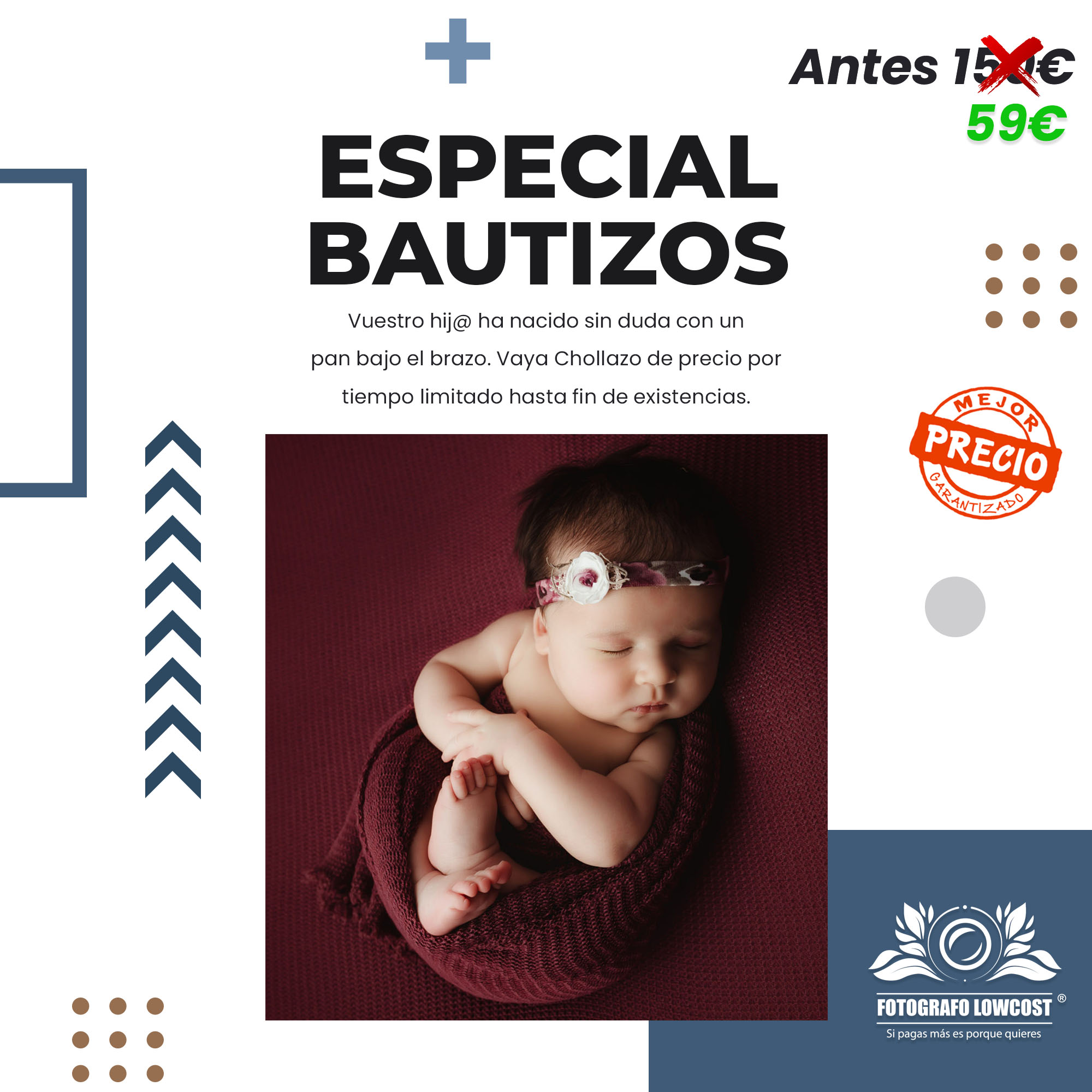 fotografo en bautizos Puebla de Sancho Perez 